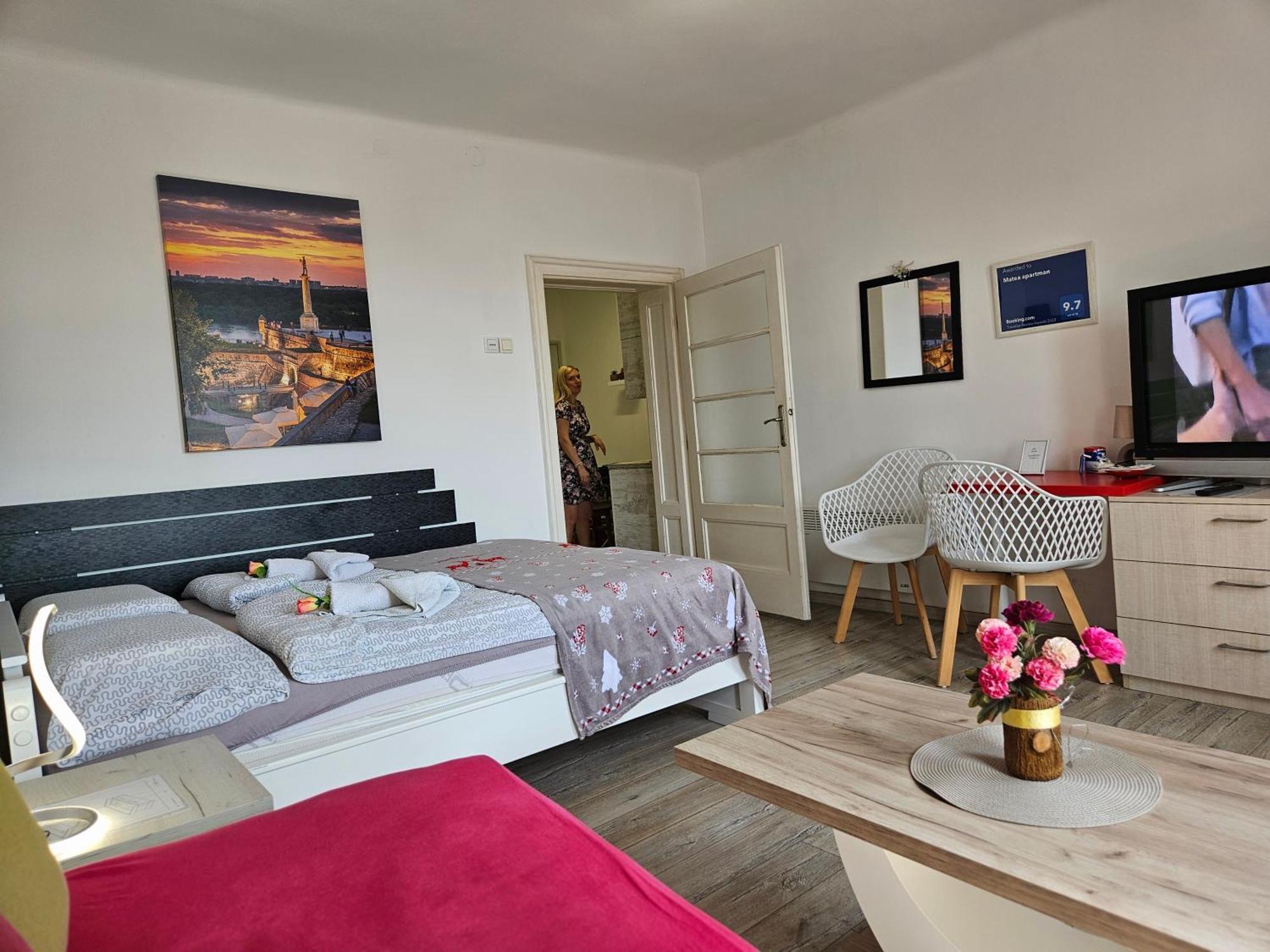 Matea Apartman Belgrad Exteriör bild